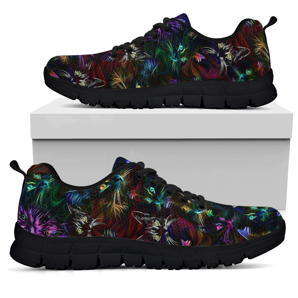 Colorful Cat Cat Sneakers 0622