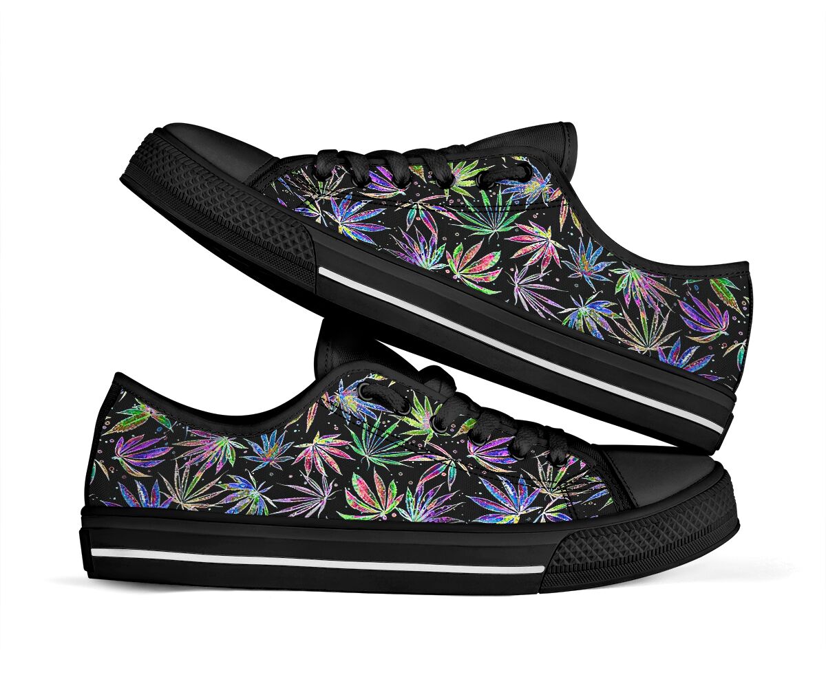 Neon Pot Party - Weed Low Top Shoes 0822