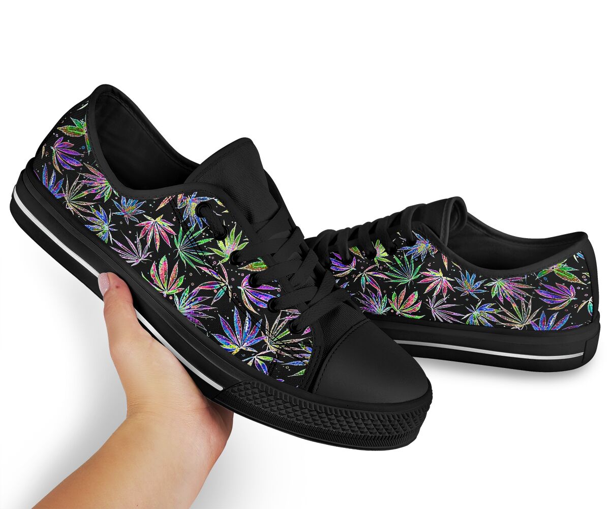 Neon Pot Party - Weed Low Top Shoes 0822
