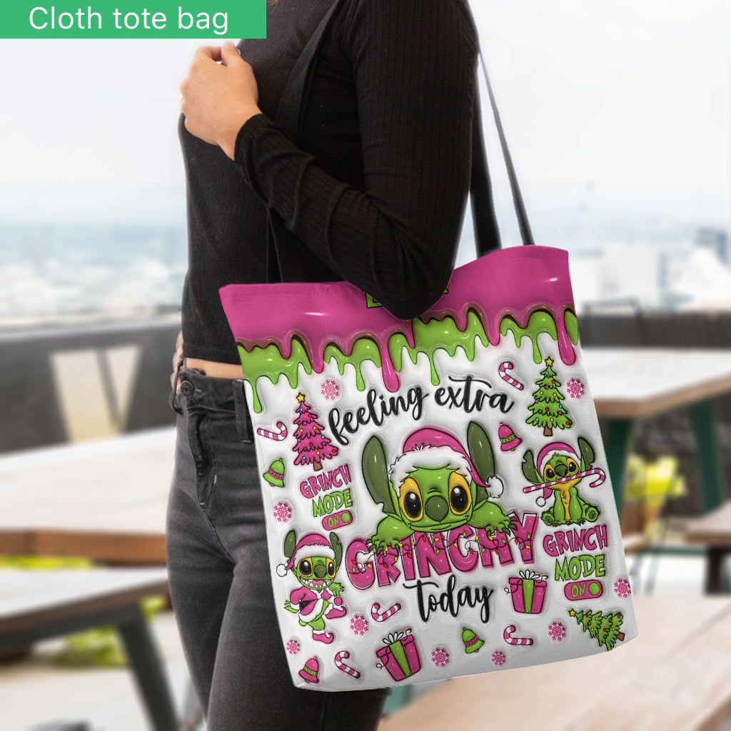 Feeling Extra Grinch Today - Personalized Ohana Tote Bag