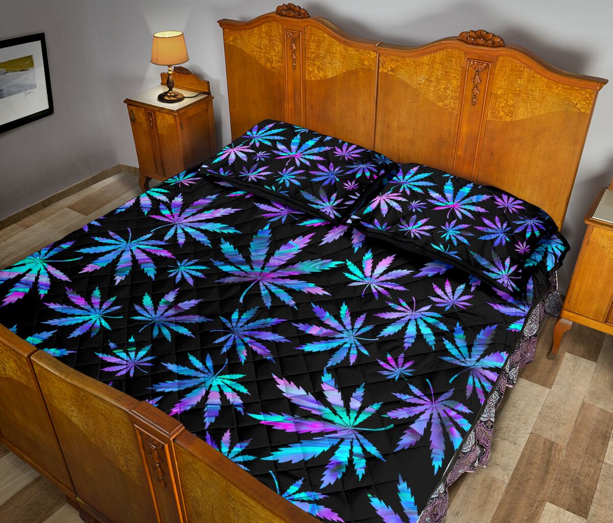 Chill All Night - Weed Quilt Set 0822