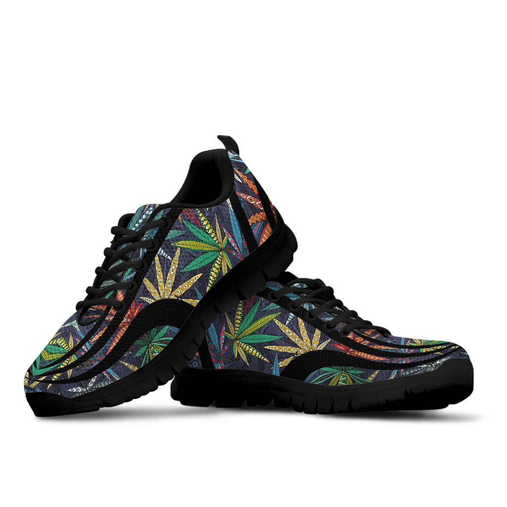 Lovely Leaves - Weed Leather Boots 0622