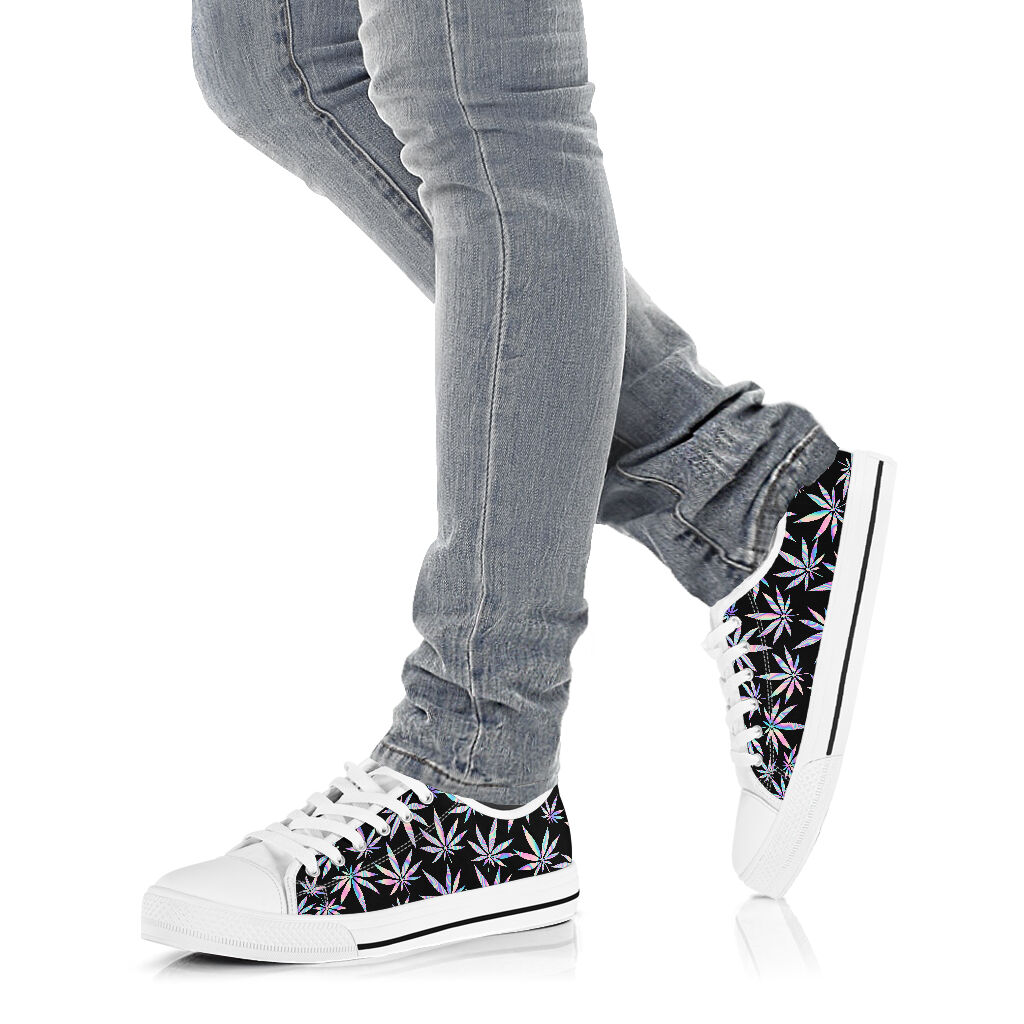 Holographic Stoner - Weed Low Top Shoes 0822