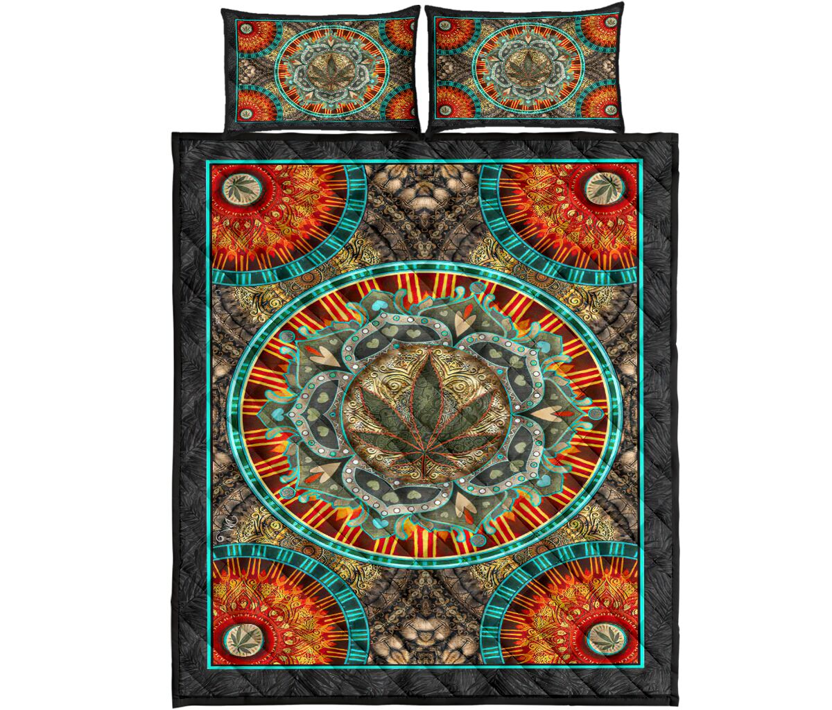 Stay High - Weed Quilt Set 0822