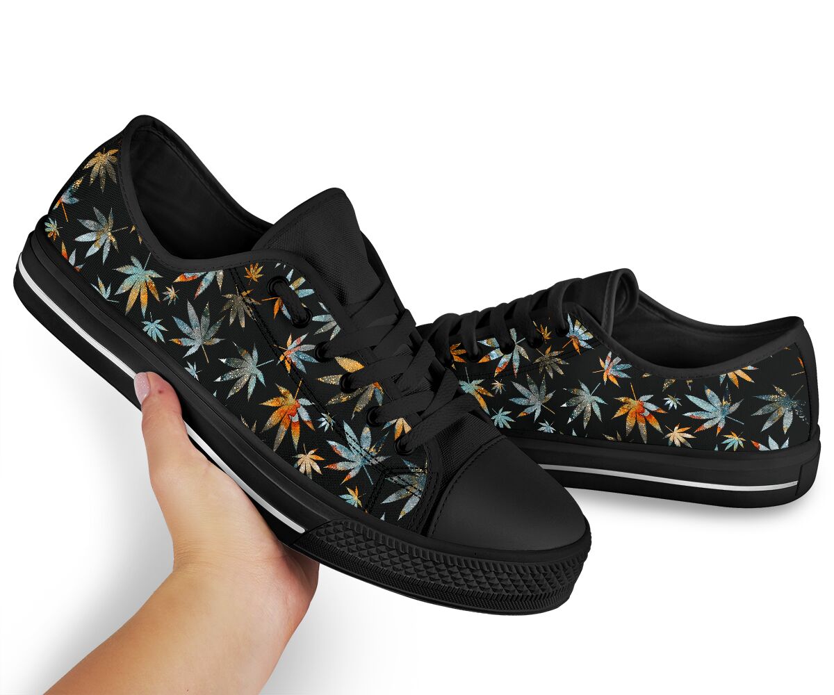 Lovely Leaves - Weed Low Top Shoes 0822