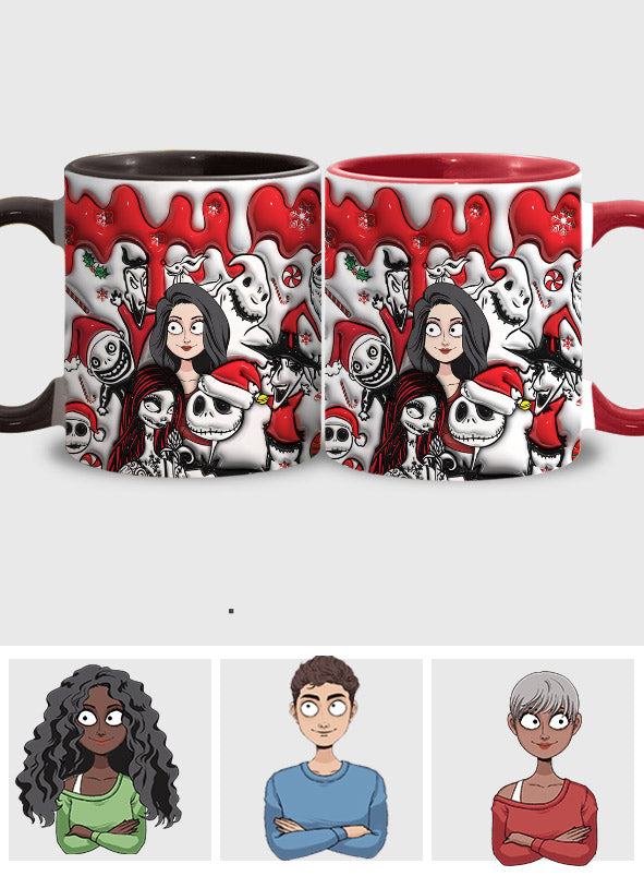 Nightmare Before X-mas - Personalized Nightmare Accent Mug
