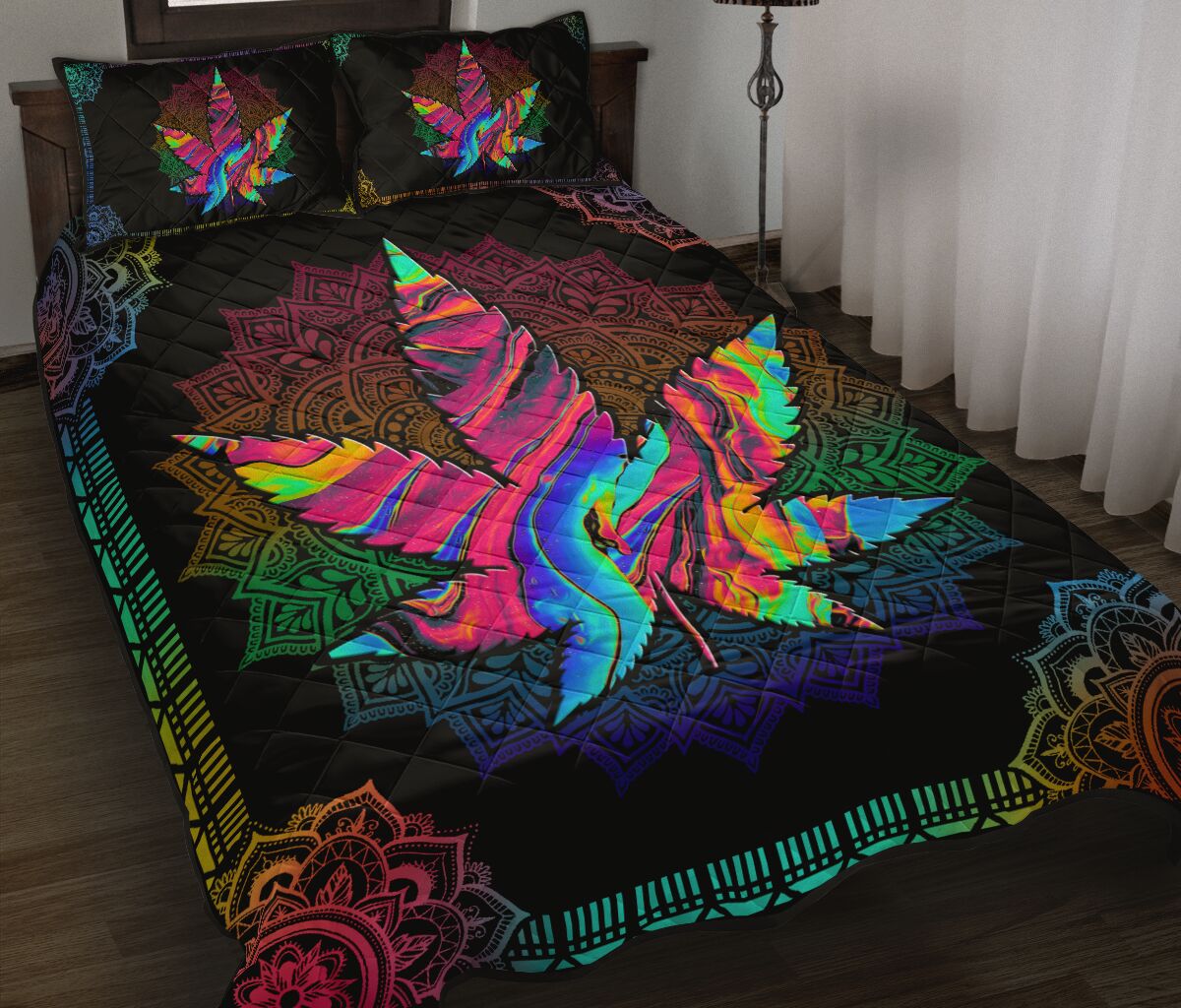 Colorful Mandala - Weed Quilt Set 0822