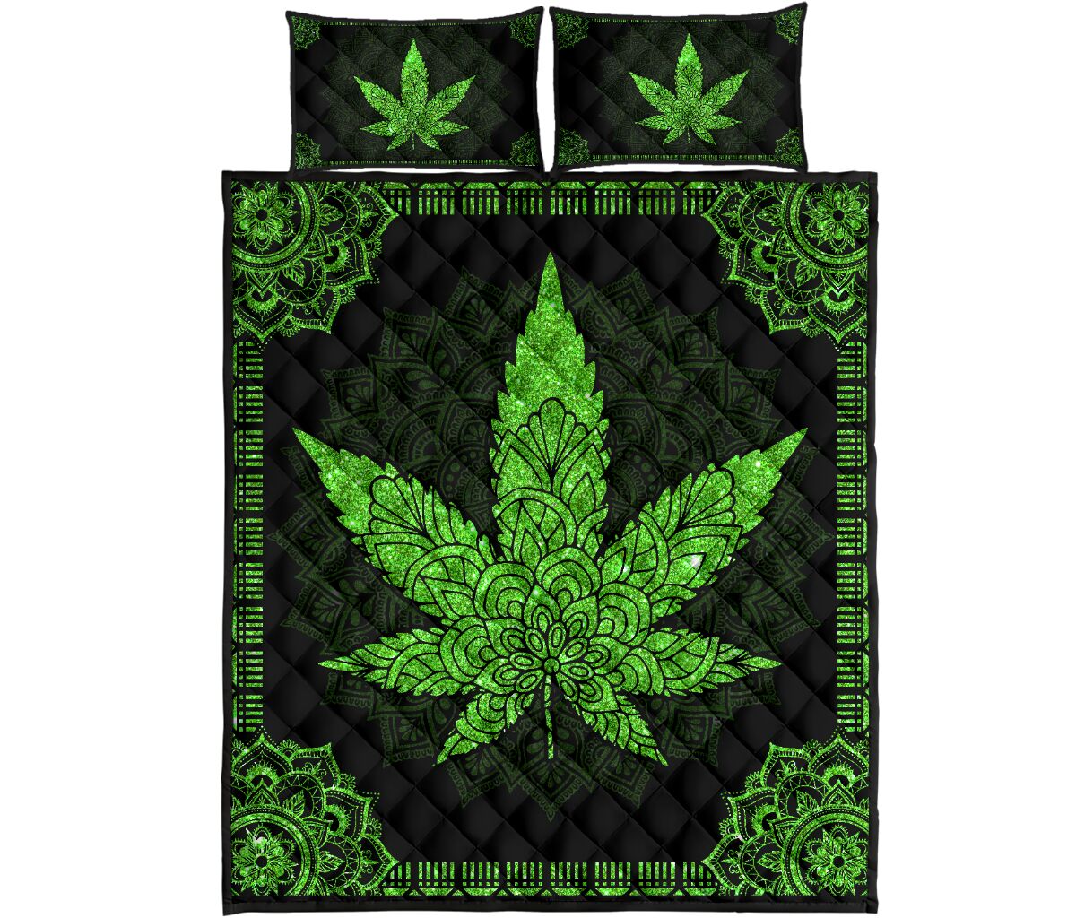 Stay High - Weed Quilt Set 0822