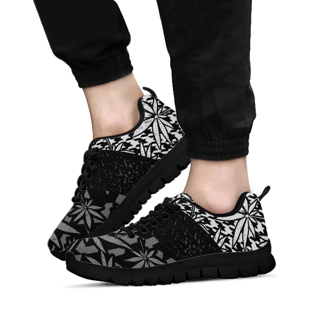 Black And White Weed - Weed Sneakers 0822