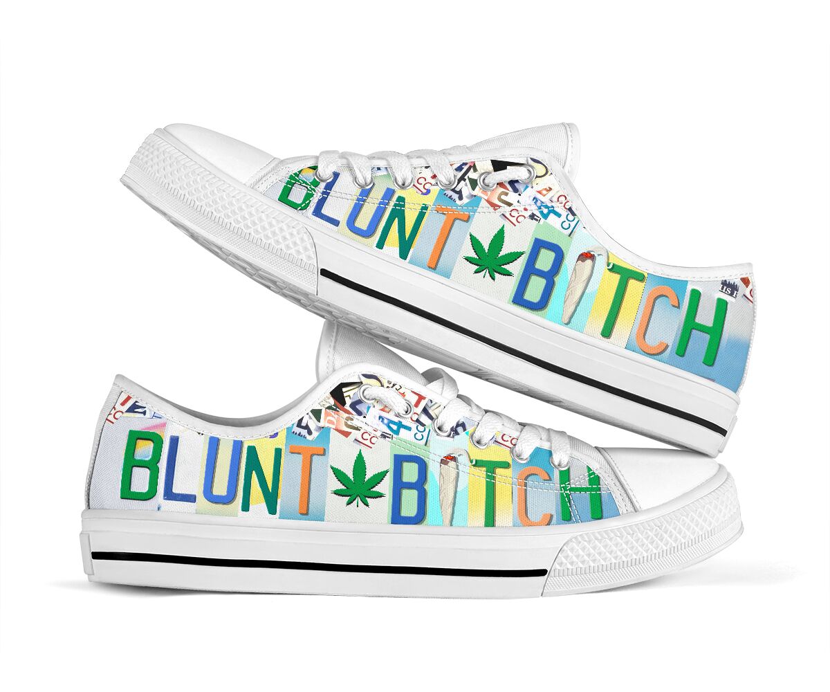 Blunt Bitch - Weed Low Top Shoes 0822