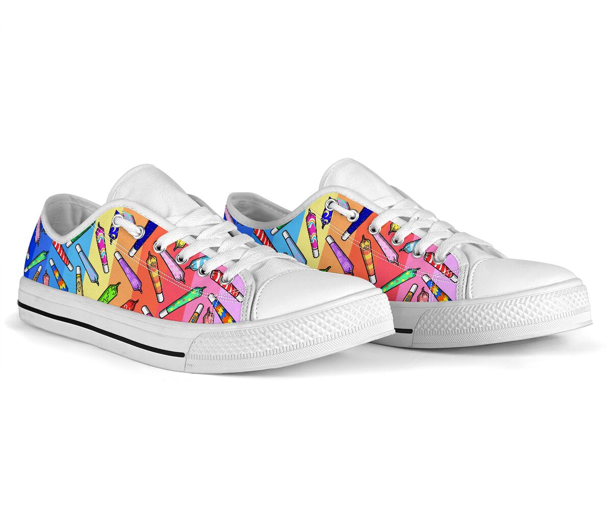High Everyday And Every Night - Weed Low Top Shoes 0822