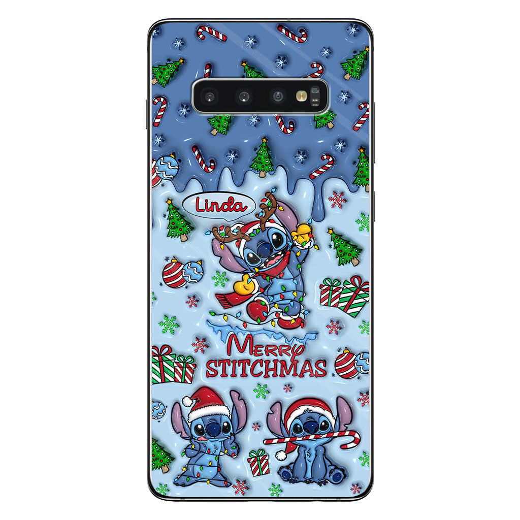 Merry Stichmas - Personalized Ohana Phone Case