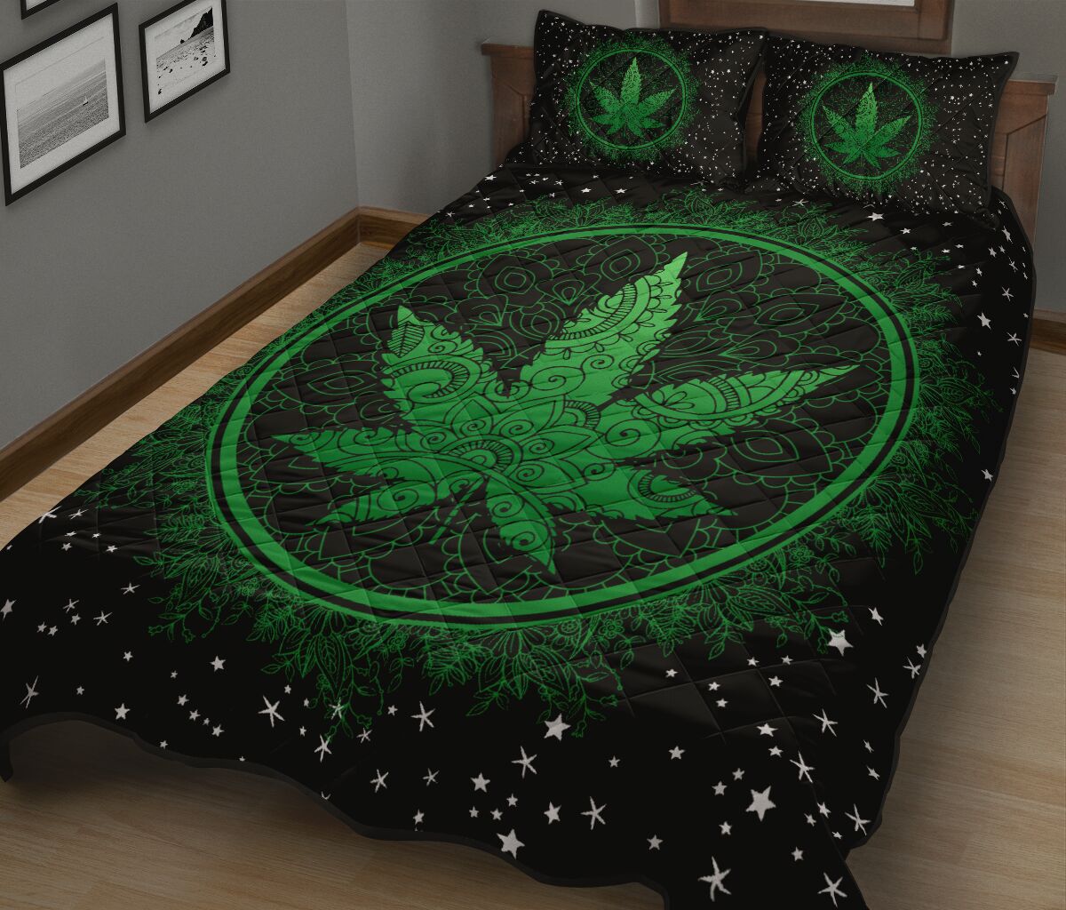 Mandala Circle - Weed Quilt Set 0822
