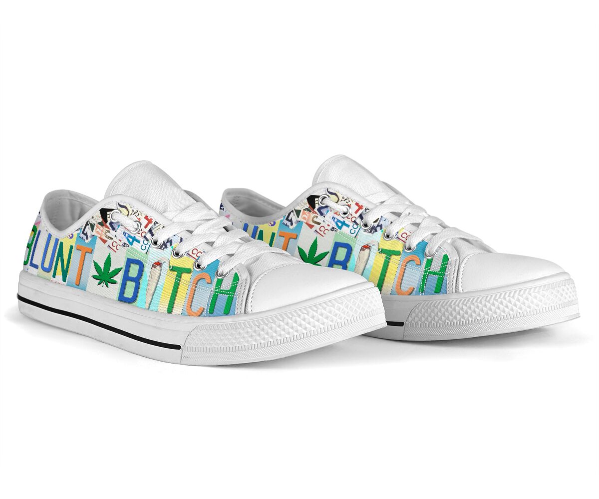 Blunt Bitch - Weed Low Top Shoes 0822