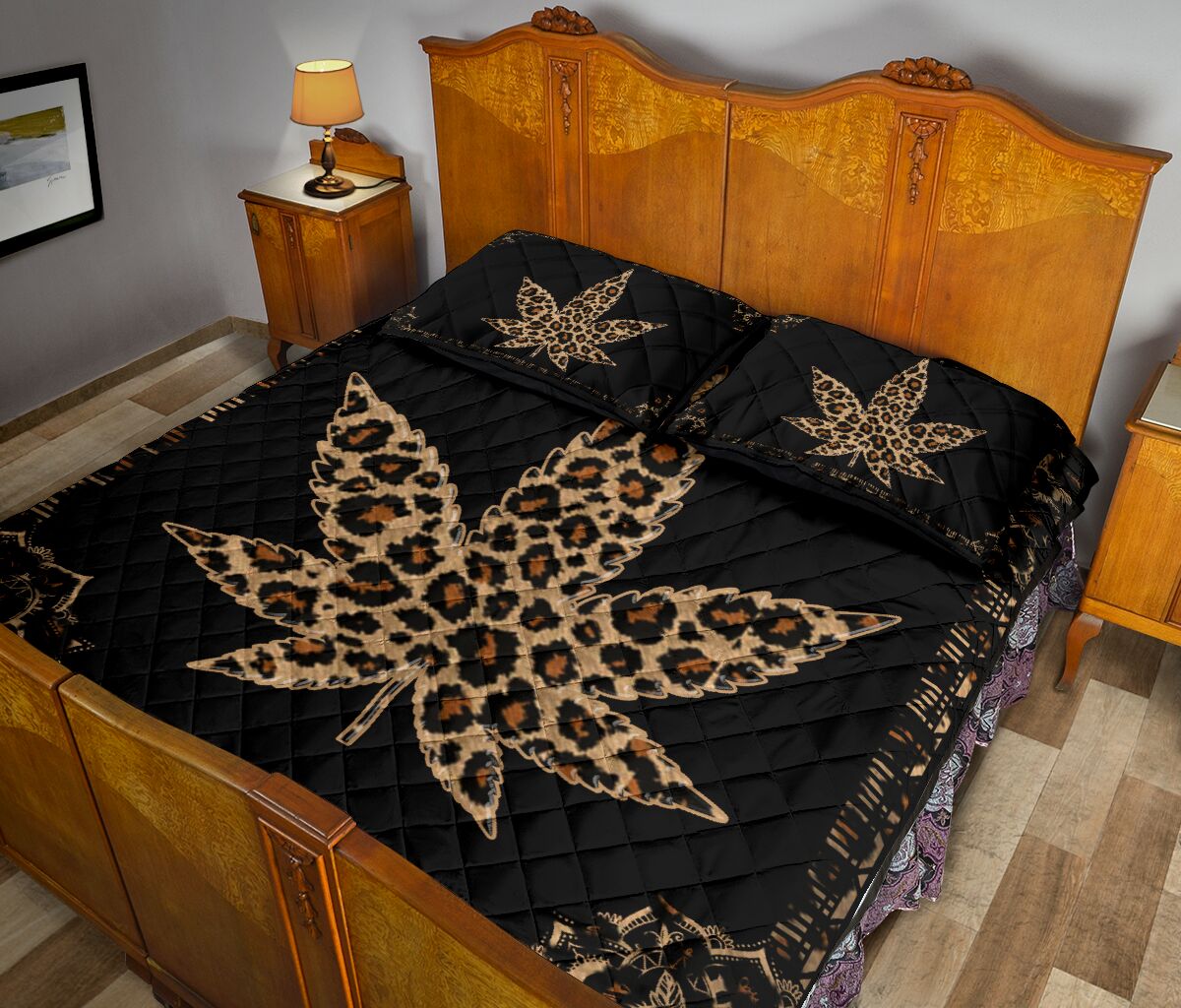 Lovely Leaf - Weed Quilt Set 0822