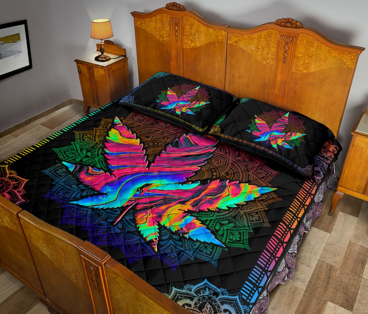 Colorful Mandala - Weed Quilt Set 0822
