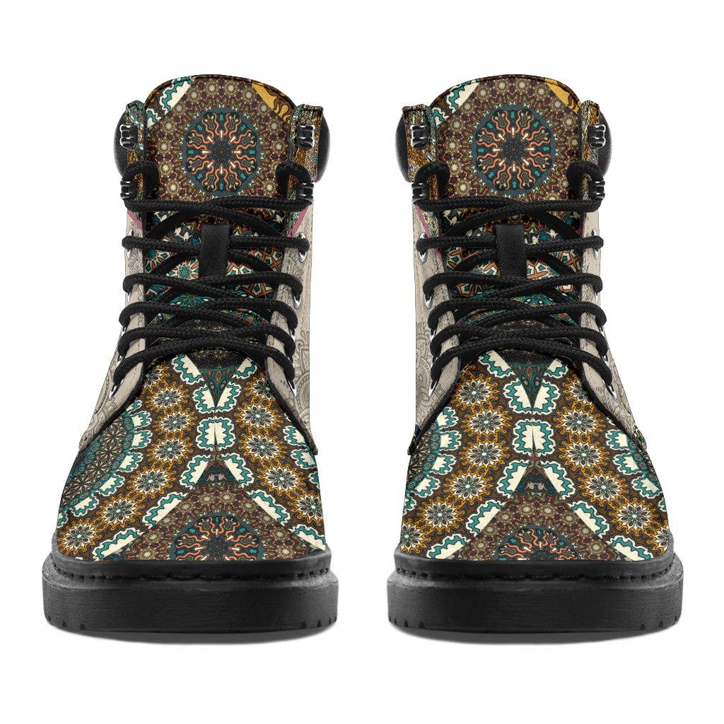 Vintage Mandala - Weed All Season Boots 0822
