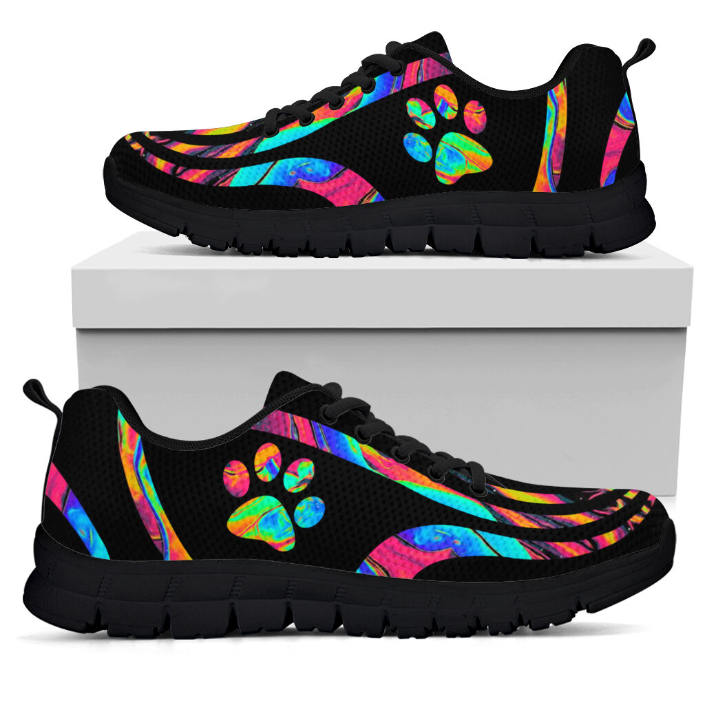 Colorful Paw Cat Sneakers 0622