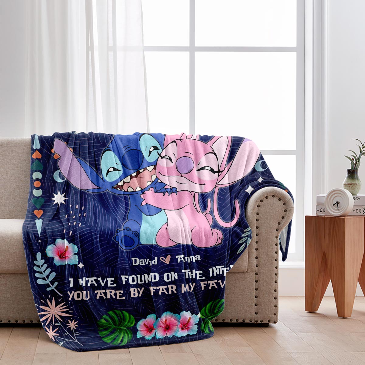 You're By Far My Favorite - Personalized Ohana Blanket