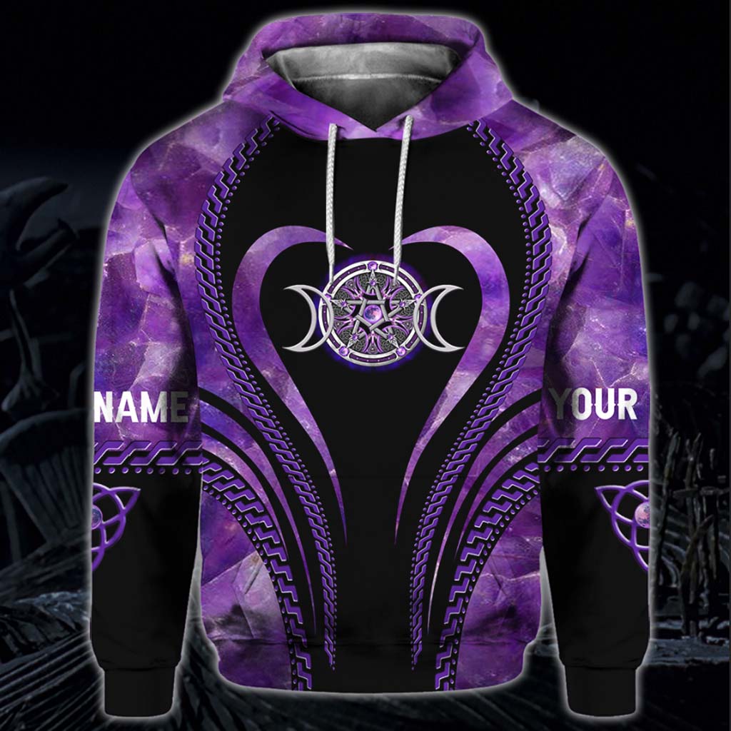 Witch Vibes Personalized All Over T-shirt and Hoodie