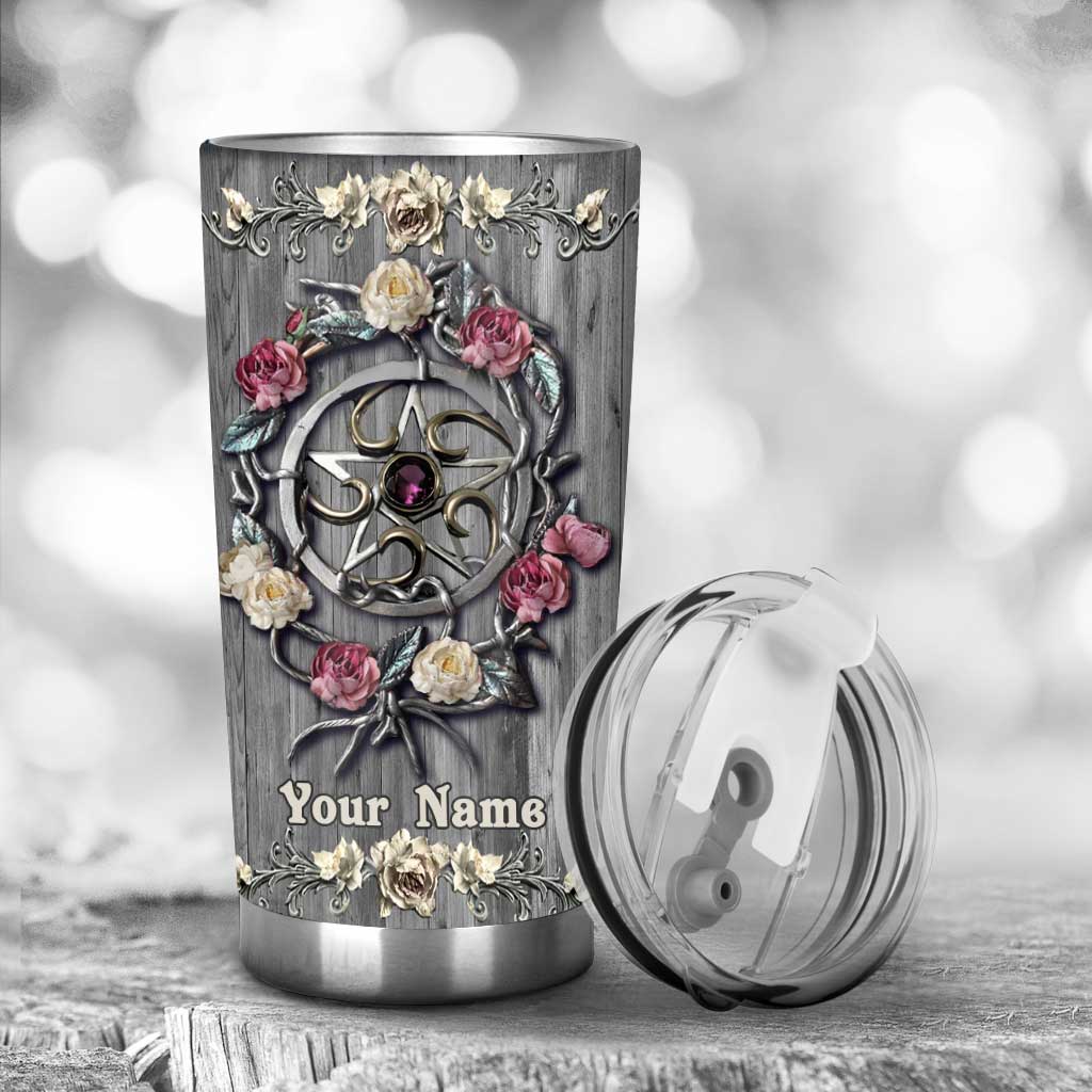 Salty Lil' Witch 3D Pattern Print Personalized Tumbler