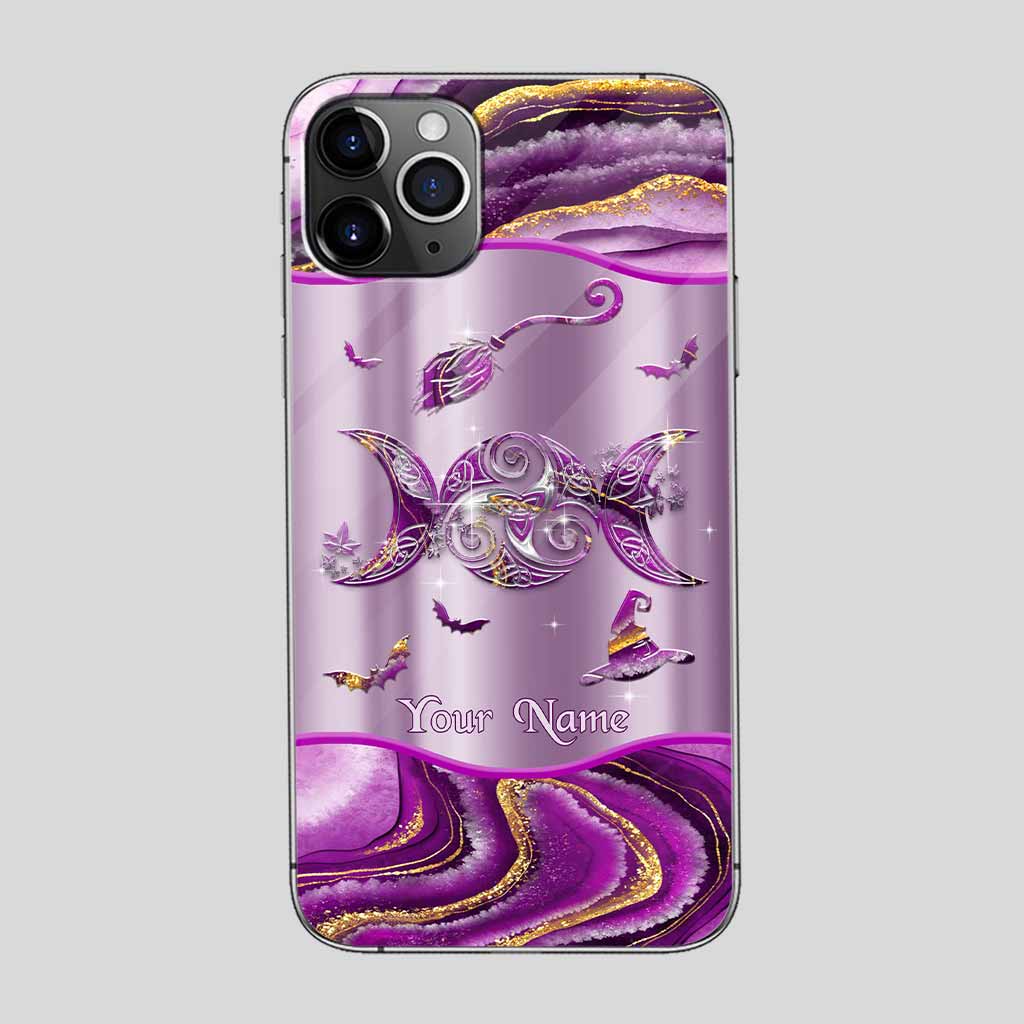 Triple Moon Witch Personalized Phone Case