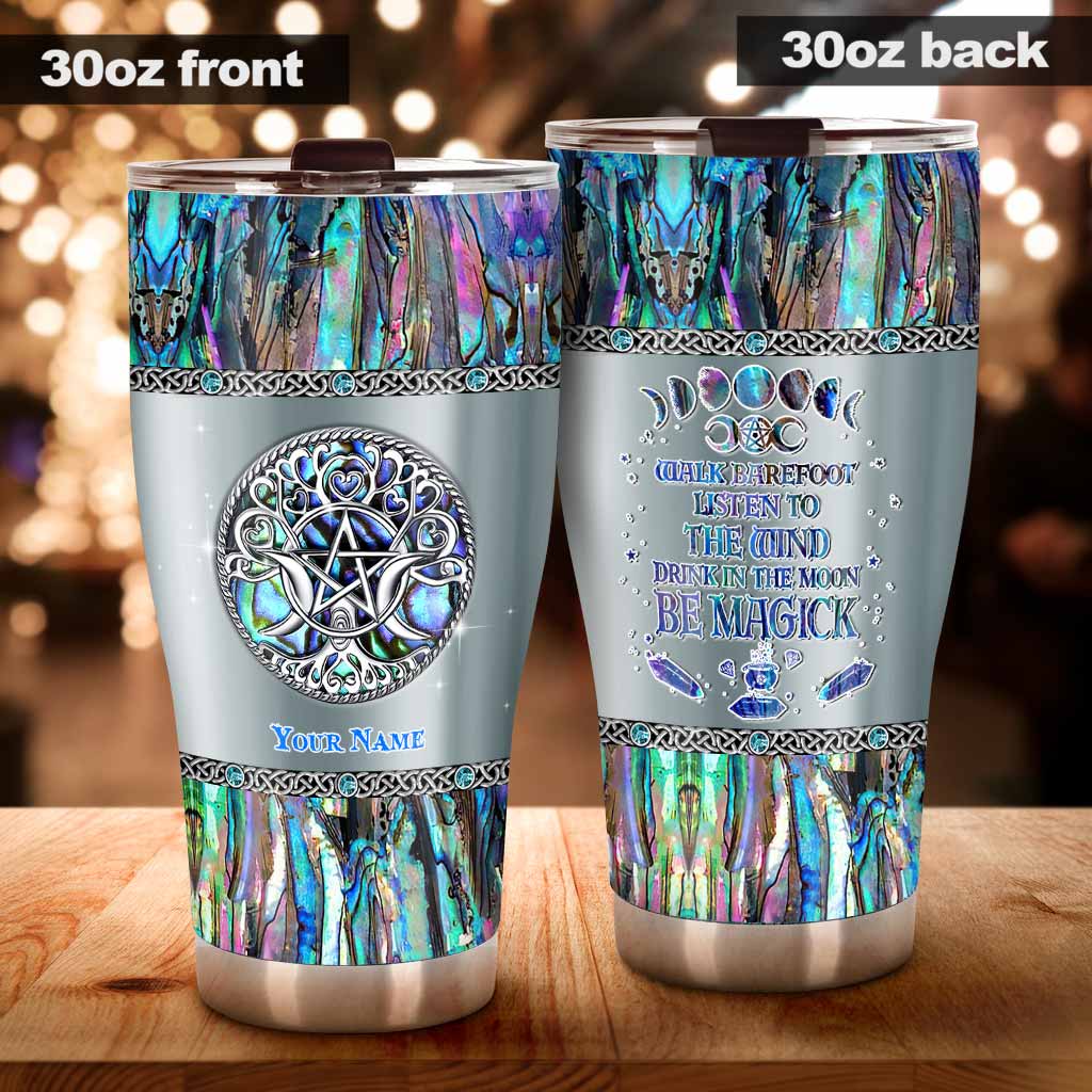 Drink In The Moon Be Magick Moon - Witch Personalized 3D Pattern Print Tumbler