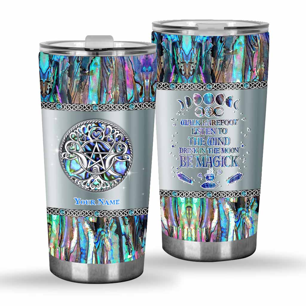 Drink In The Moon Be Magick Moon - Witch Personalized 3D Pattern Print Tumbler