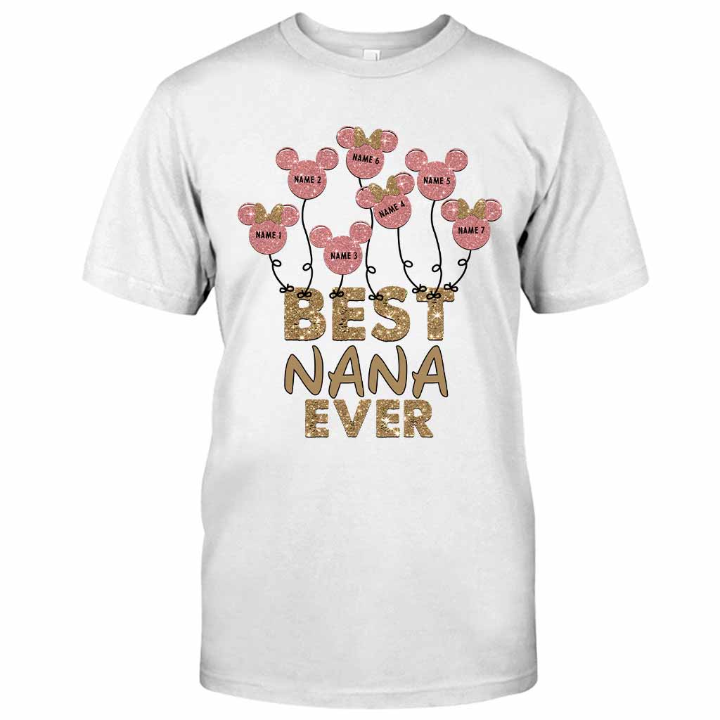 Best Nana Ever - Personalized Mother's Day Mouse T-shirt and Hoodie