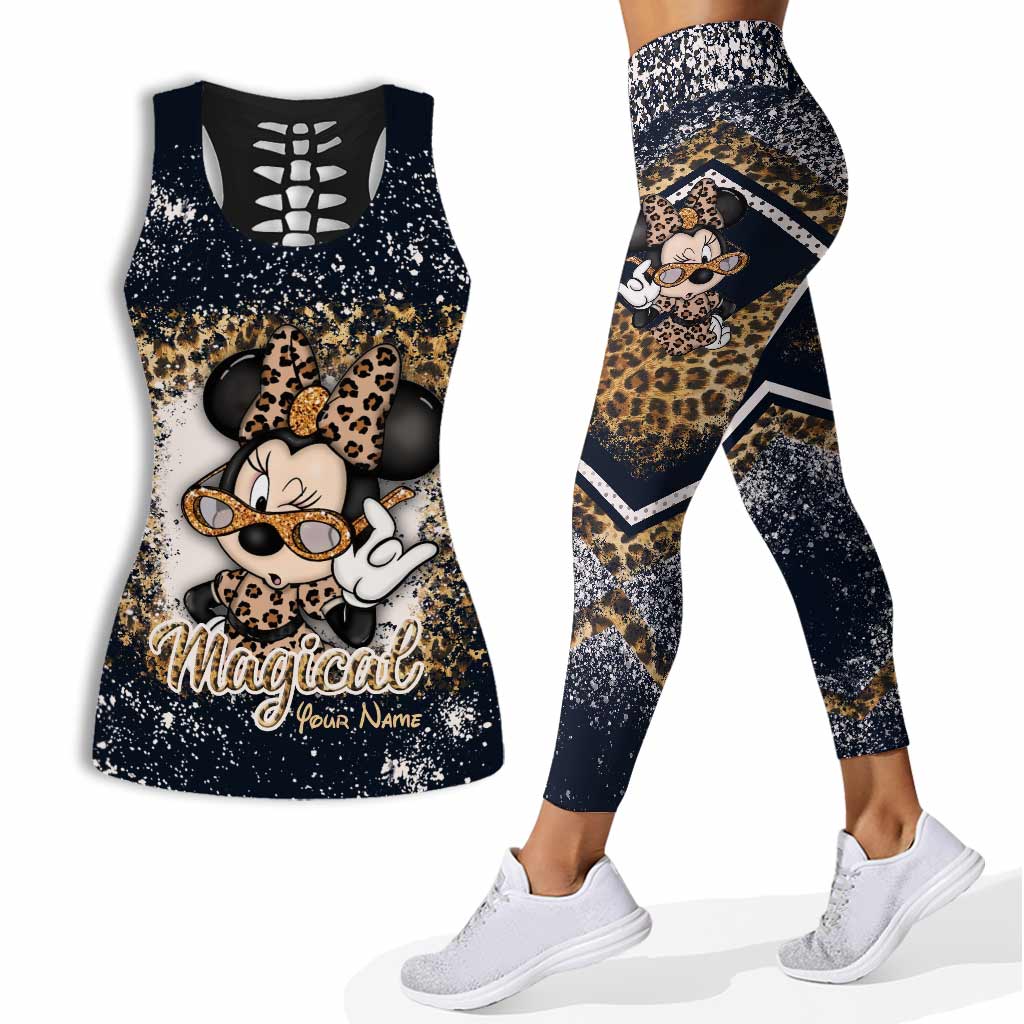 Magic Mouse Ears - Personalized Hollow Tank Top and Leggings