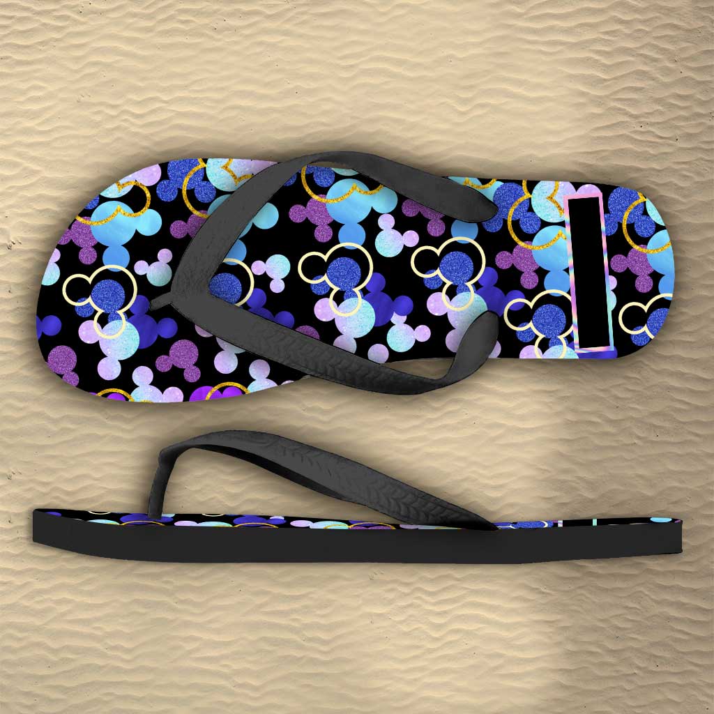 Lovely Mouse Ears - Personalized Mouse Flip Flops