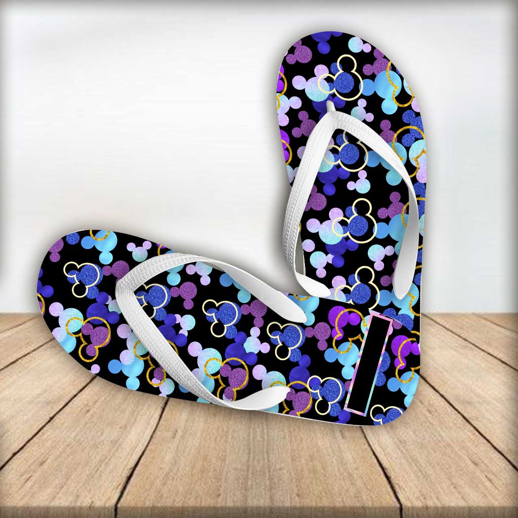 Lovely Mouse Ears - Personalized Mouse Flip Flops