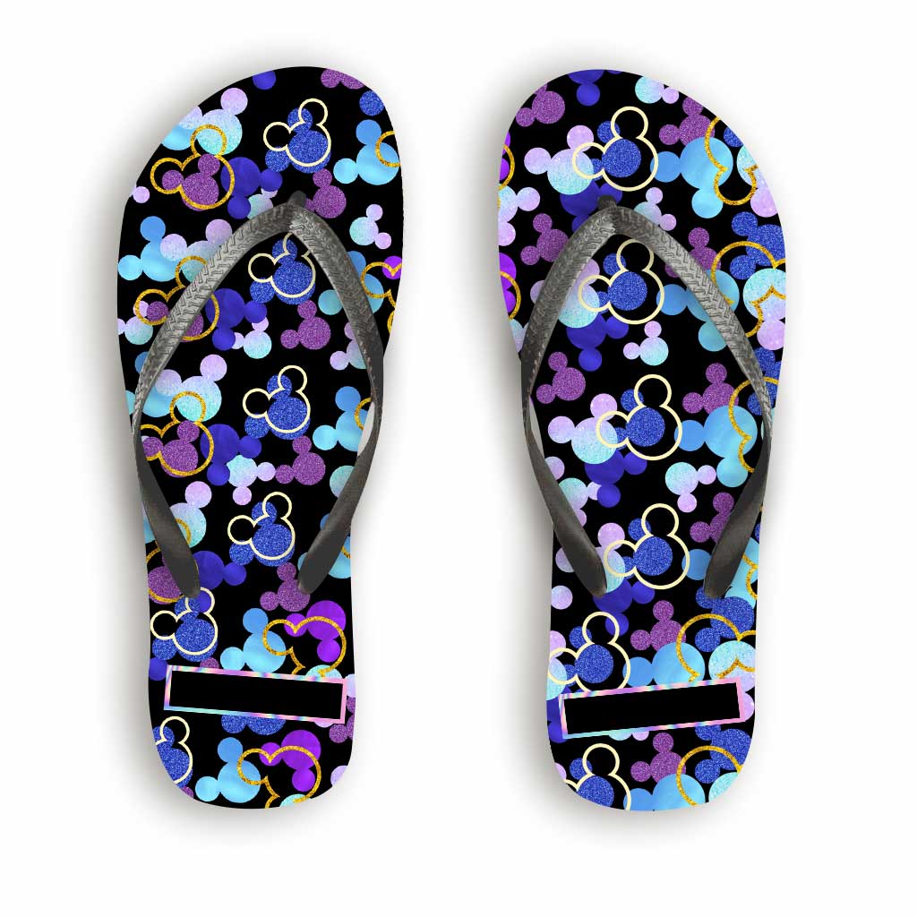Lovely Mouse Ears - Personalized Mouse Flip Flops