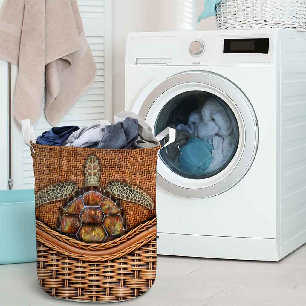 Turtle Rattan Texture Storage Basket 062021