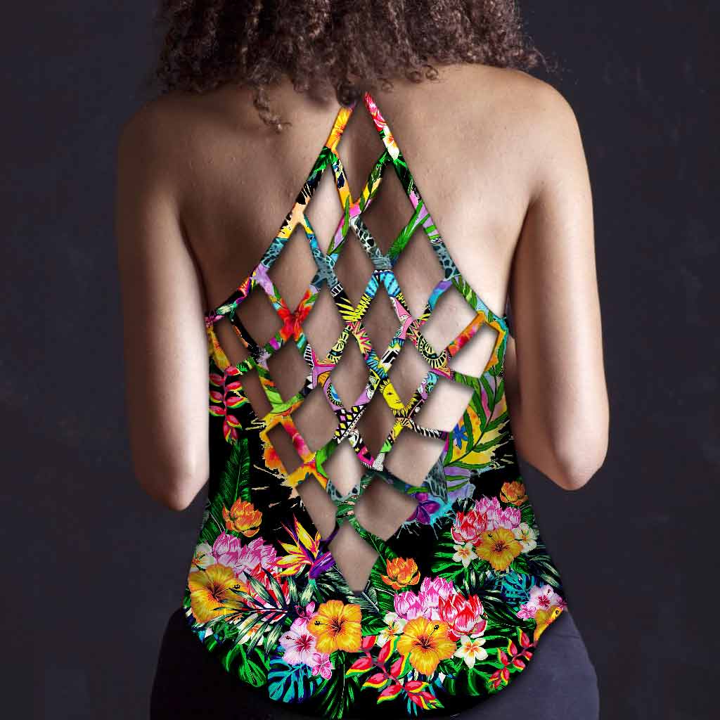 Love Turtle Cross Tank Top