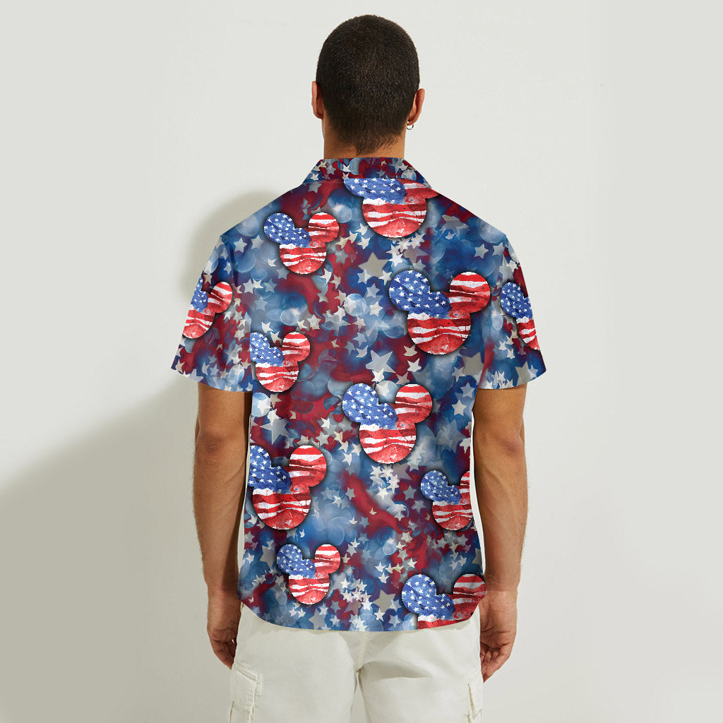 Red White And Blue - Independence Day Mouse Hawaiian Shirt