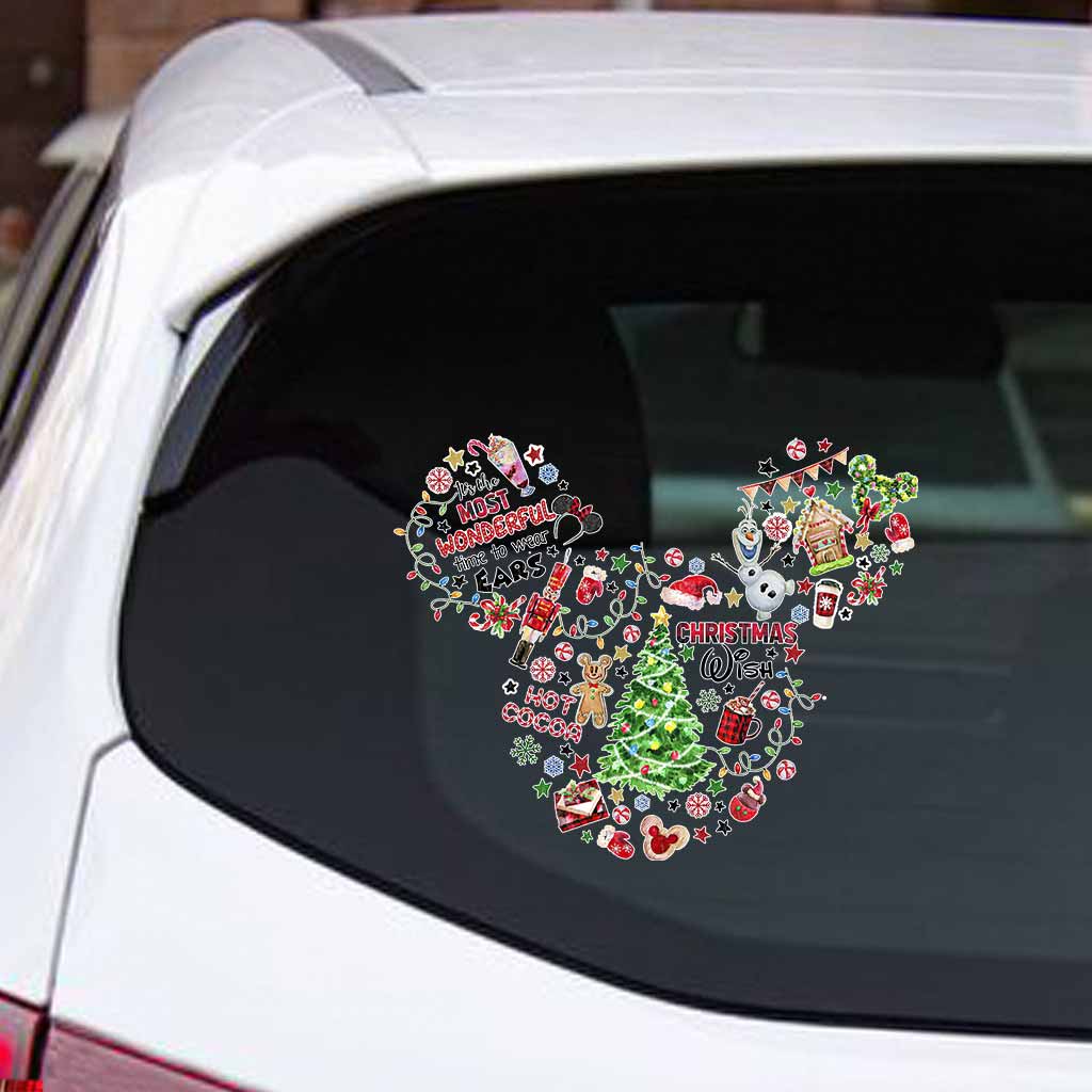 Wonderful Time Of The Year - Christmas Mouse Decal Full