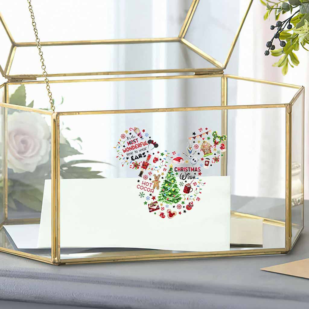 Wonderful Time Of The Year - Christmas Mouse Decal Full