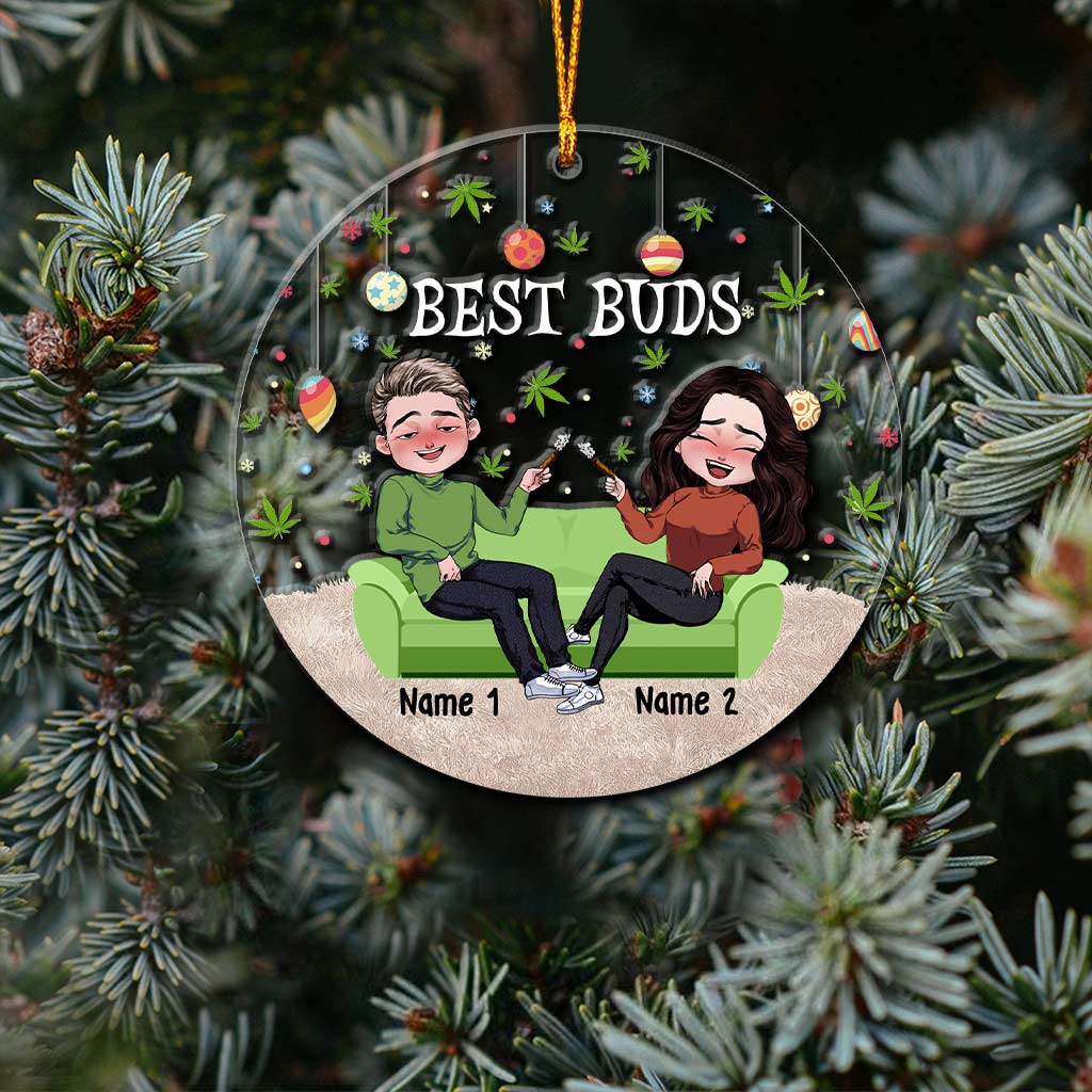 This Is How I Roll - Christmas Weed Transparent Ornament