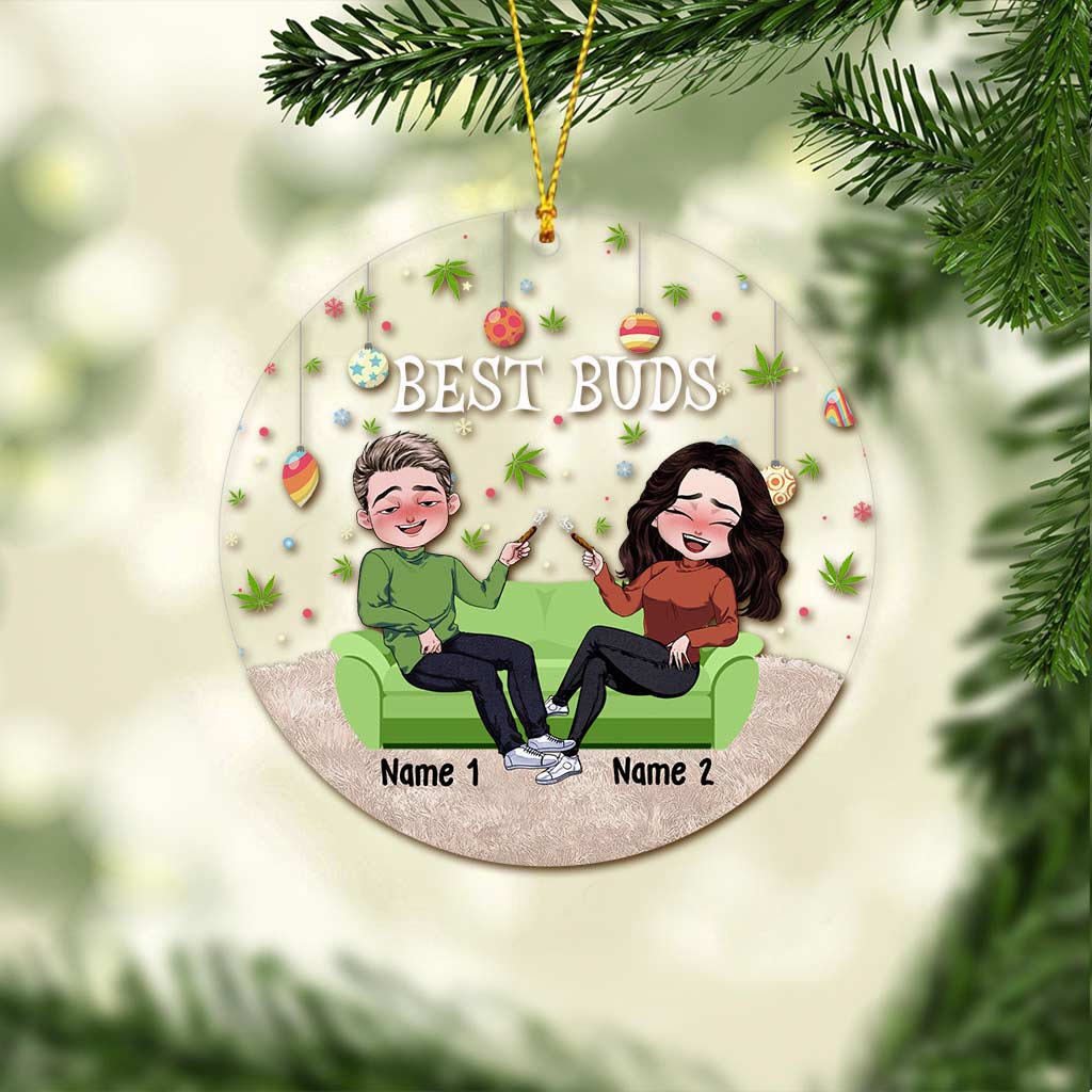 This Is How I Roll - Christmas Weed Transparent Ornament