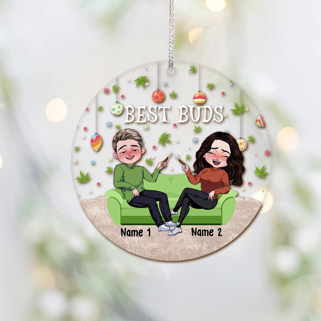 This Is How I Roll - Christmas Weed Transparent Ornament