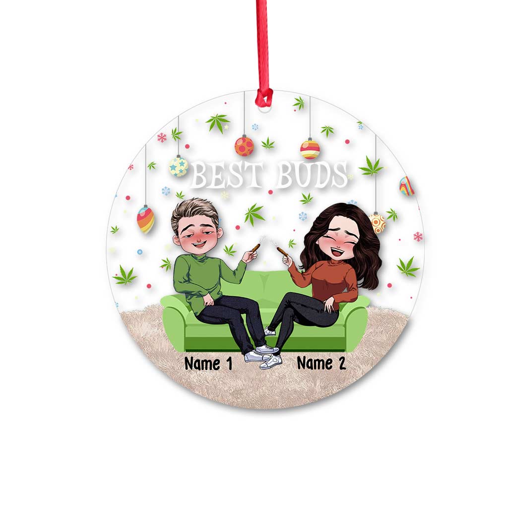 This Is How I Roll - Christmas Weed Transparent Ornament