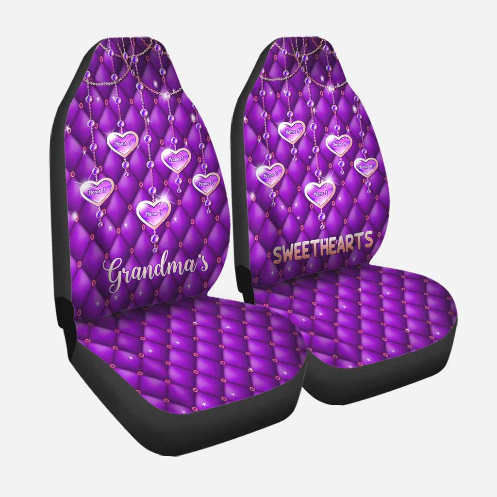 Sweethearts - Personalized Mother's Day Grandma Seat Covers