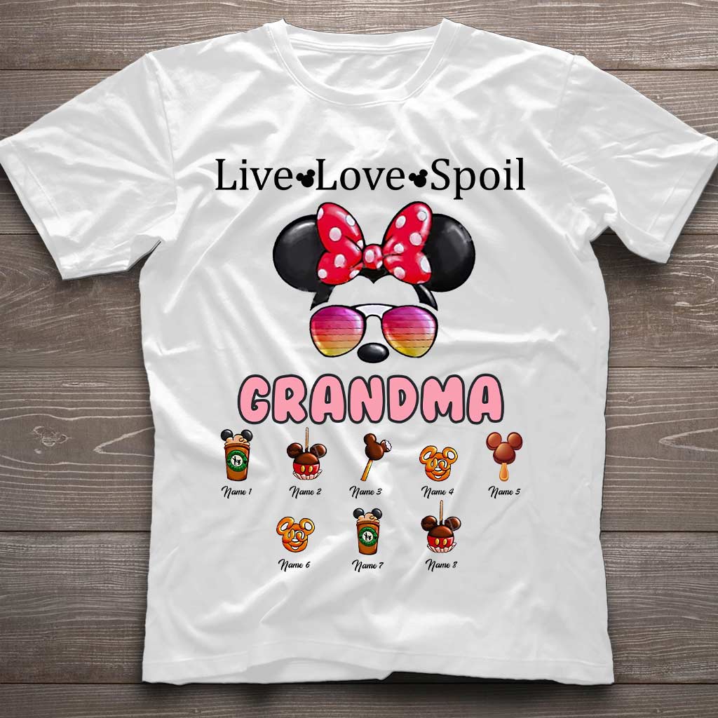 Live Love Spoil - Personalized Mouse T-shirt and Hoodie