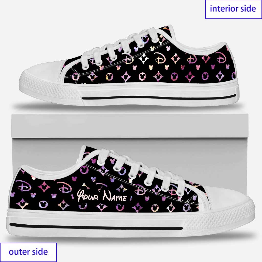 Luxury Mouse Ears - Personalized Low Top Shoes
