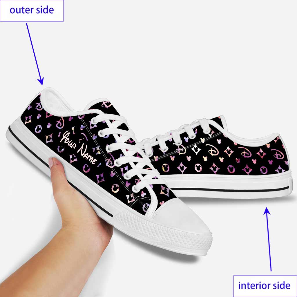 Luxury Mouse Ears - Personalized Low Top Shoes