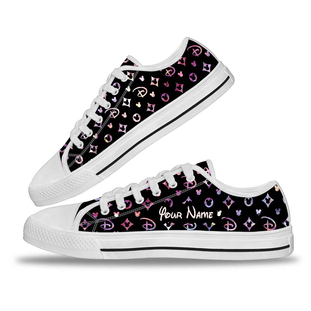 Luxury Mouse Ears - Personalized Low Top Shoes