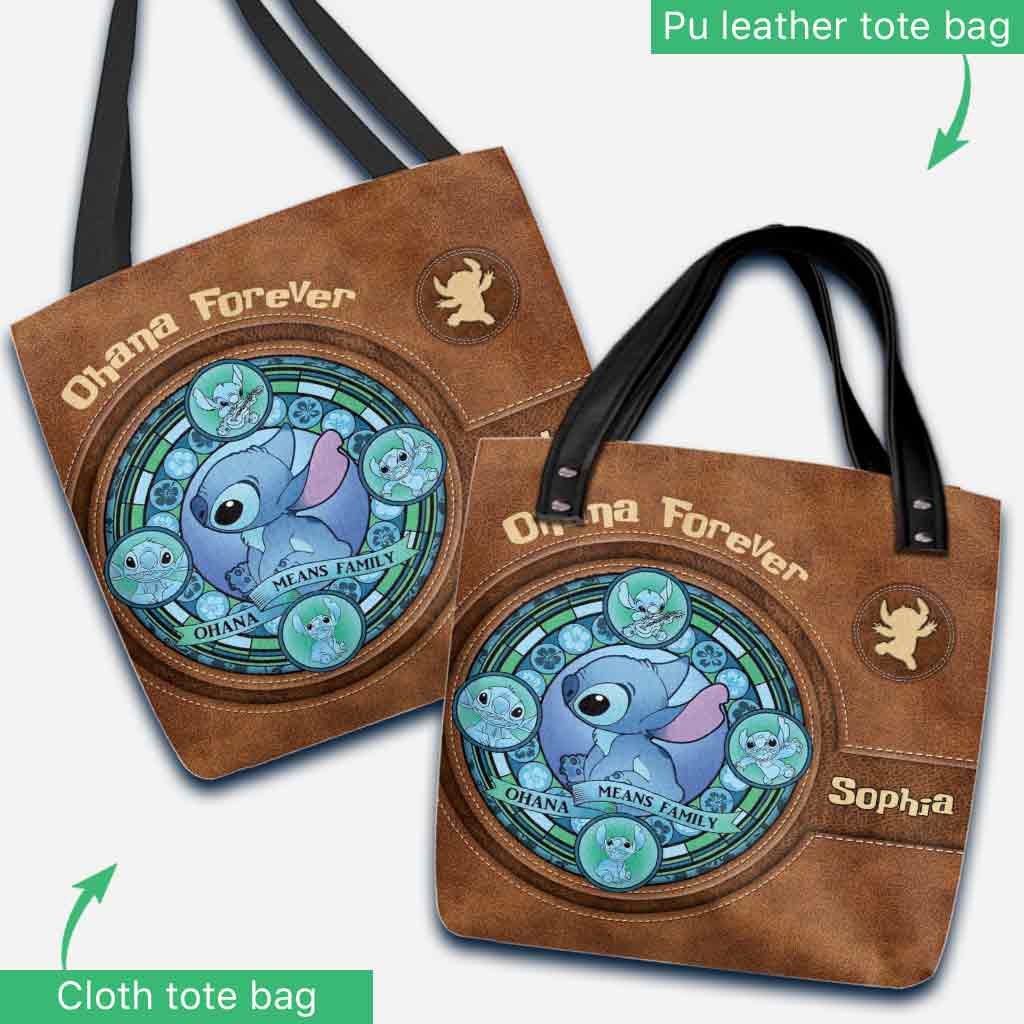 Ohana Means Family - Personalized Ohana Tote Bag