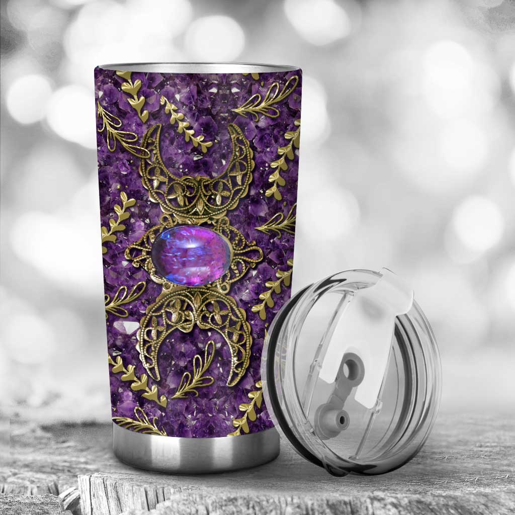 Tripple Moon - Witch 3D Pattern Print Tumbler