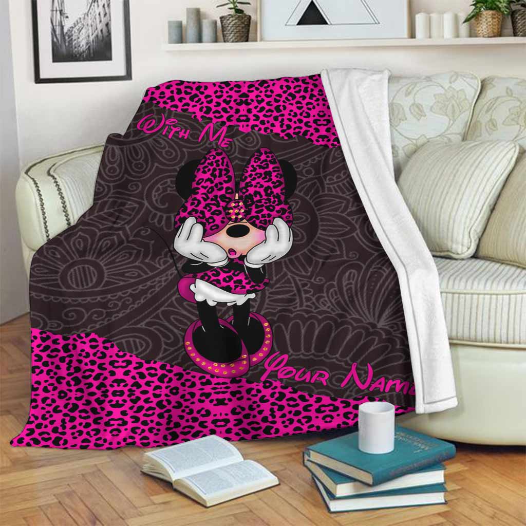 Stay With Me - Personalized Mouse Blanket